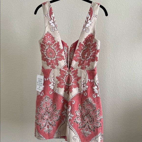FOR LOVE & LEMONS Brocade Tapestry Mini Dress - Picture 3 of 4